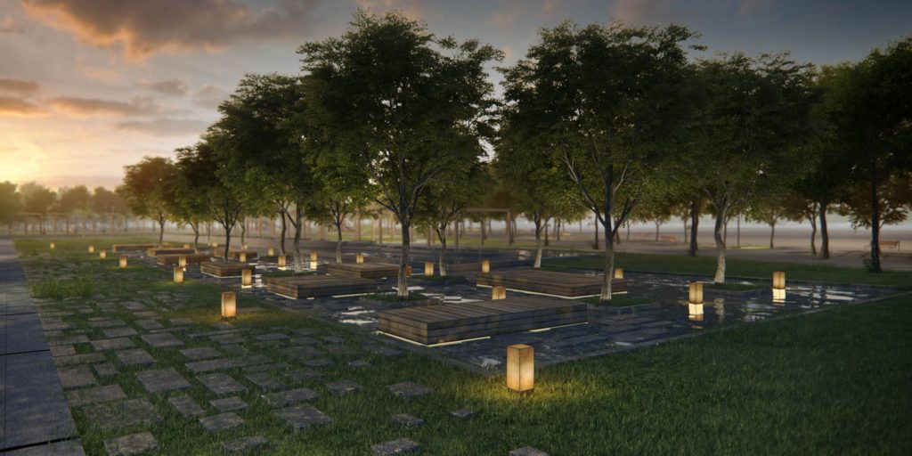 Visualization of Town Square & Exhibition Building . Diyarbakır