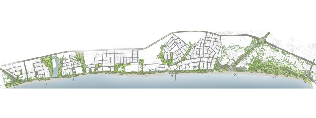 Site plan of Konyaaltı Coast Urban Design