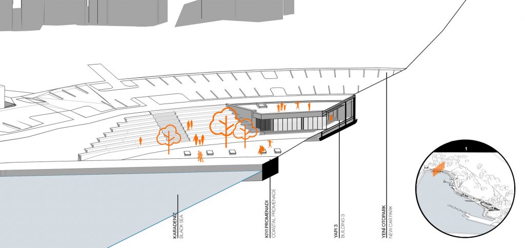 Section drawing of Zonguldak Port