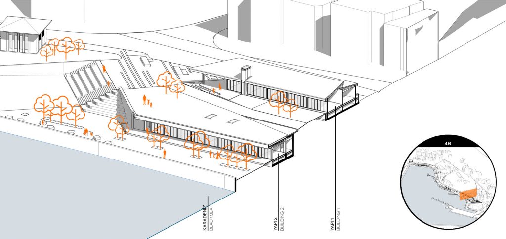 Section drawing of Zonguldak Port