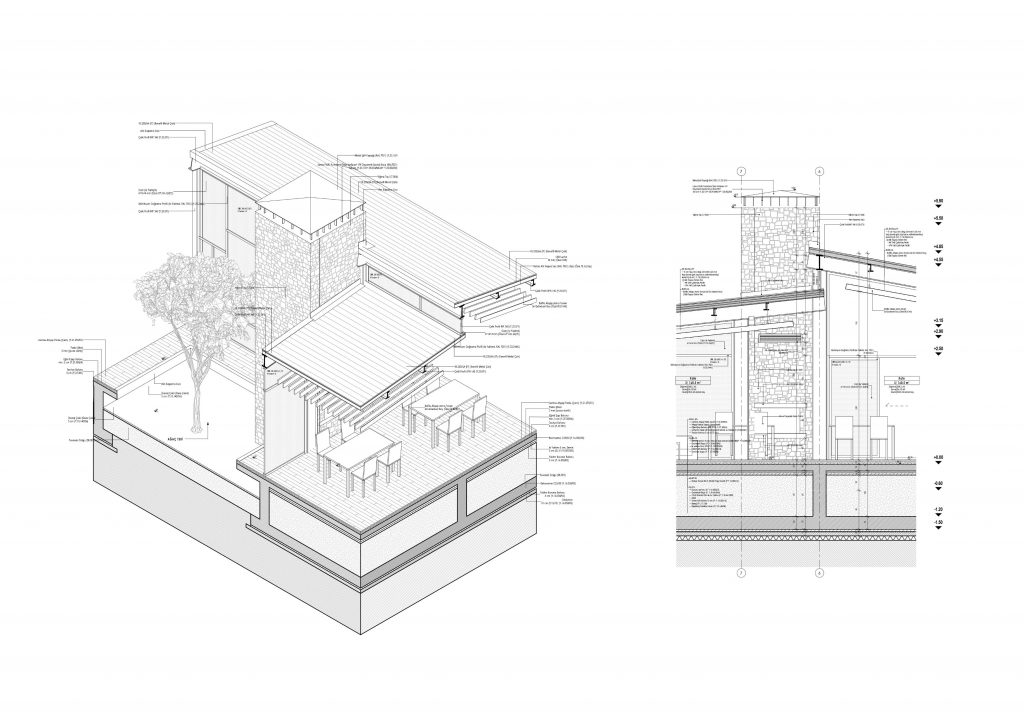 Section drawing of Apple Museum