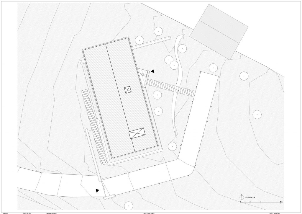 Site plan of Ulusoy Mountain House