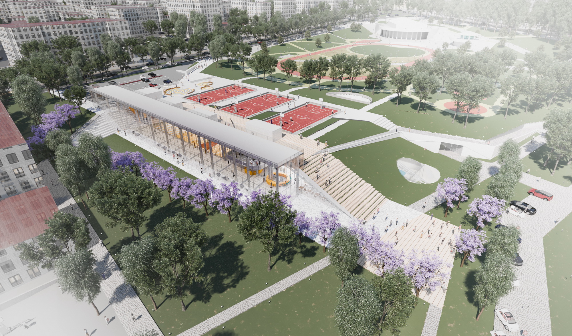 Visualization of Bursa Atatürk Sports Hall