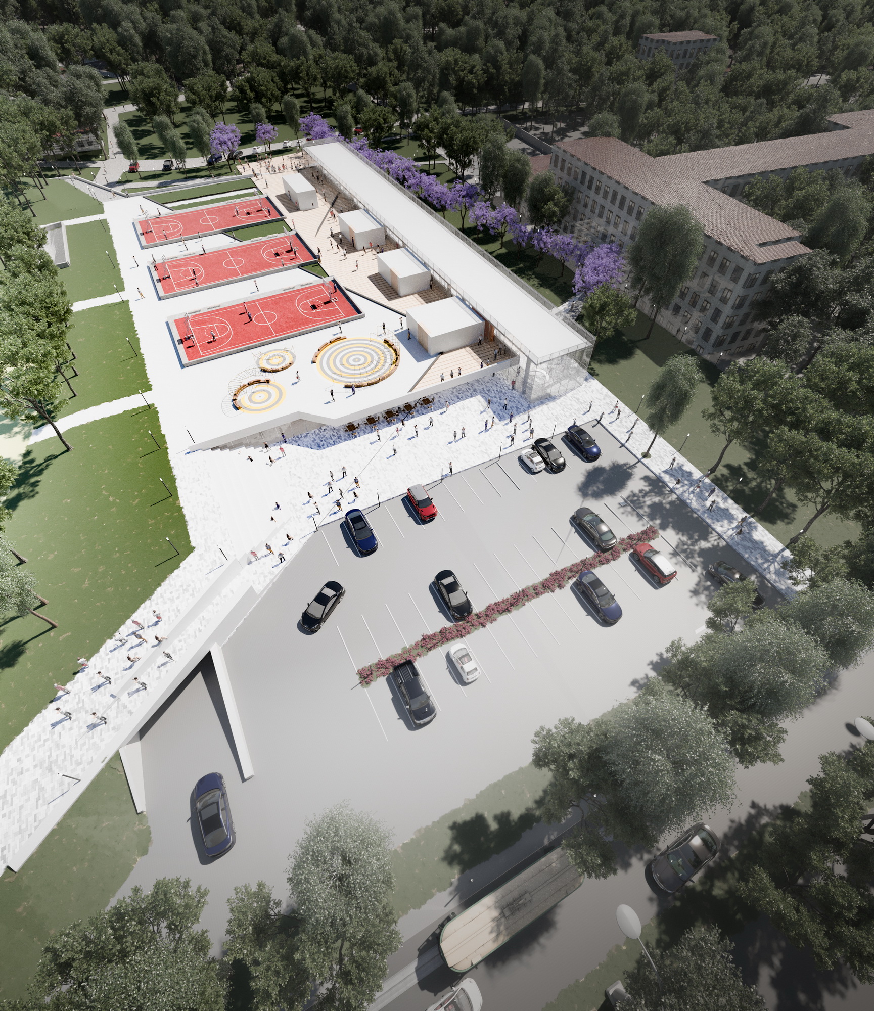 Visualization of Bursa Atatürk Sports Hall