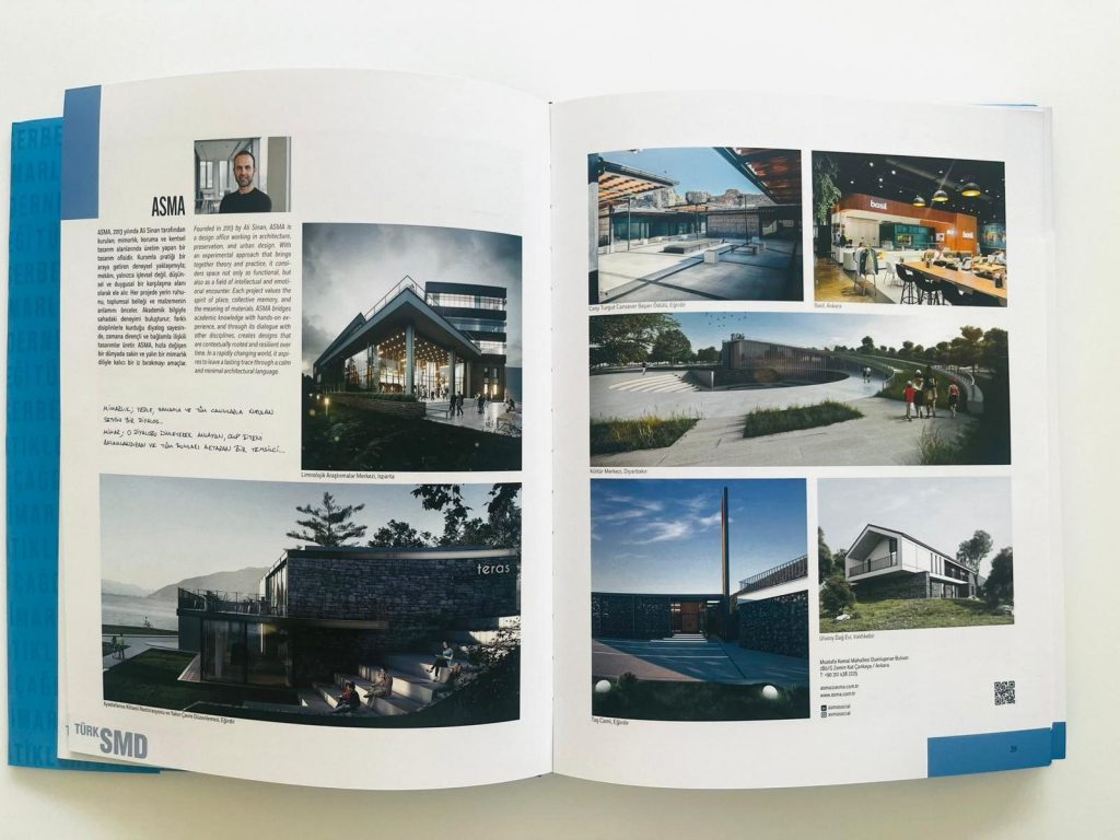 ASMA in the “TürkSMD 2025 Contemporary Architectural Practices” Catalogue