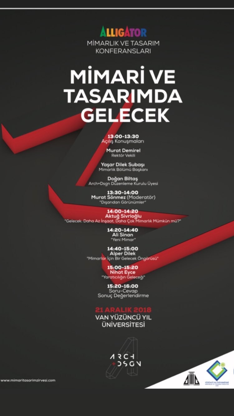 Ali Sinan Took Part as a Speaker at the “Future in Architecture and Design” Conference